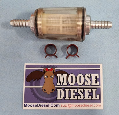 Accessory - Inline 3/8" fuel filter with check valve $39.99